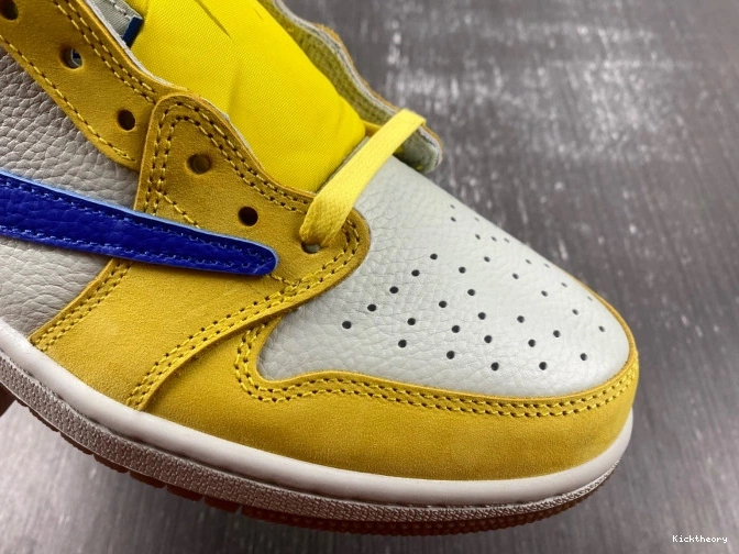 Kick Theory OG Low Scott Canary Travis x DZ4137-700 Jordan Air 1 0820